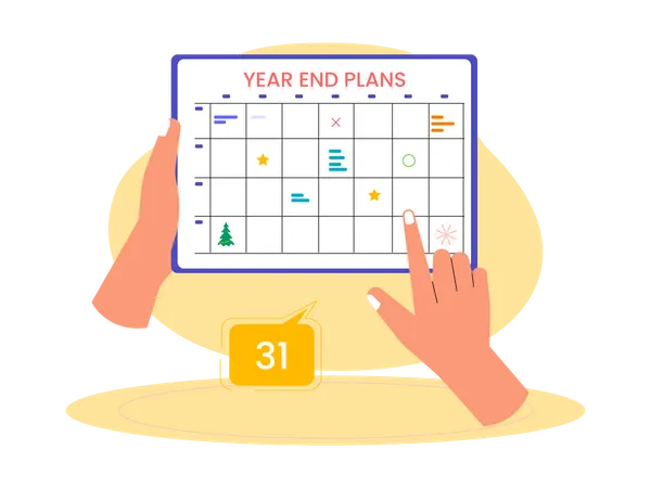 Year End Planning  Illustration