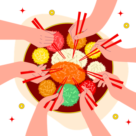 Yee Sang  Illustration