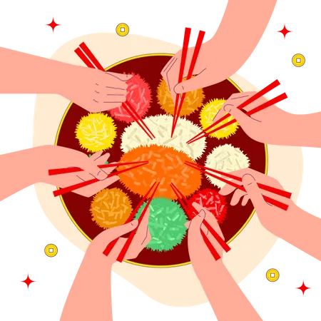 Yee Sang  Illustration