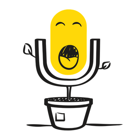 Yelling mice  Illustration
