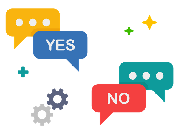 Yes Or No  Illustration