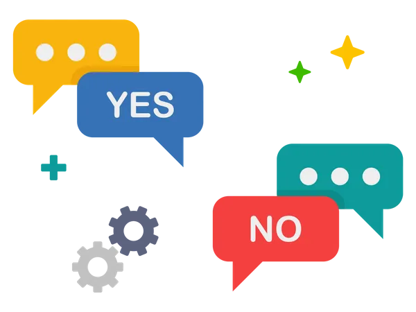 Yes Or No  Illustration