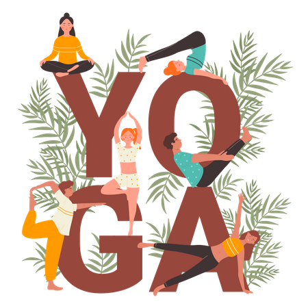 Yoga  Illustration