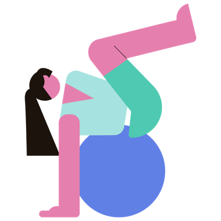 Yoga Ball  Illustration