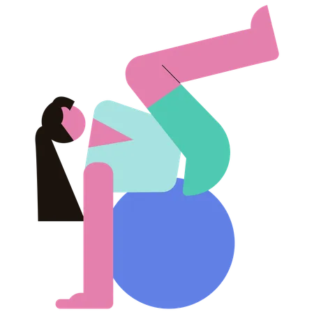 Yoga Ball  Illustration