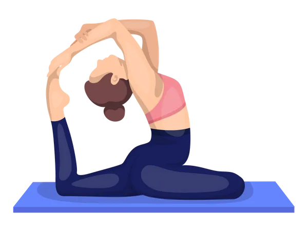Yoga Day  Illustration