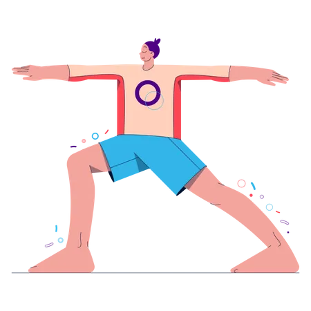 Yoga Guy  Illustration