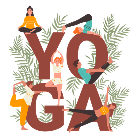 Yoga  Illustration