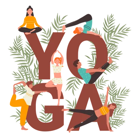 Yoga  Illustration