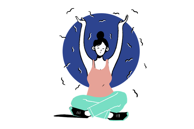 Yoga  Illustration