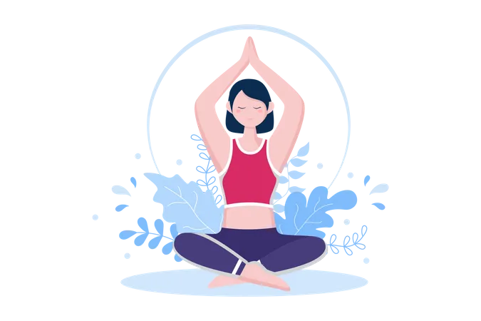 Yoga Instructor Illustration