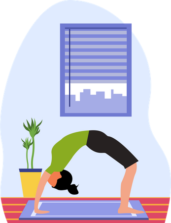 Yoga Instructor  Illustration