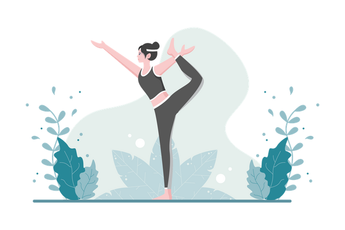 Yoga Instructor  Illustration