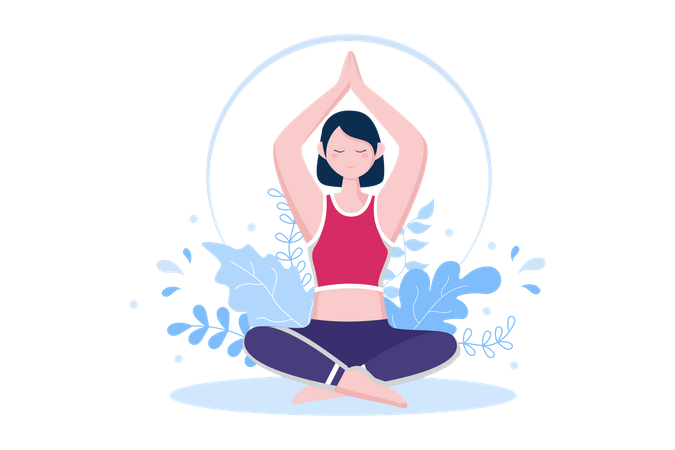 Yoga Instructor  Illustration