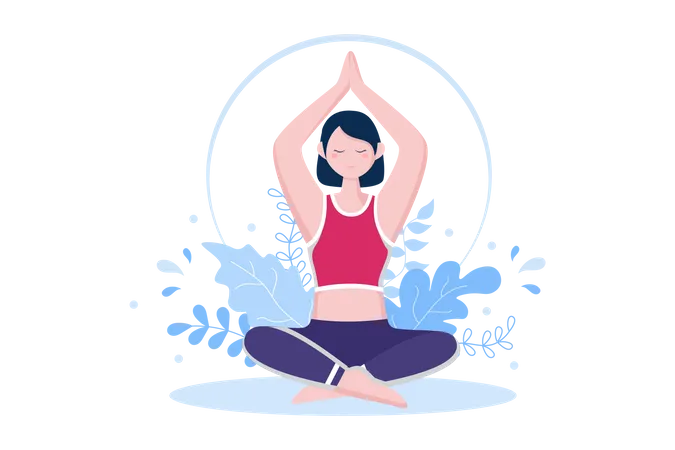 Yoga Instructor  Illustration