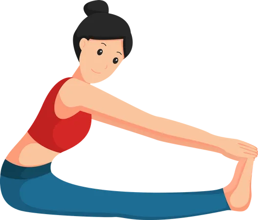 Yoga Instructor  Illustration