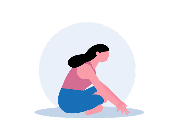 Yoga master  Illustration