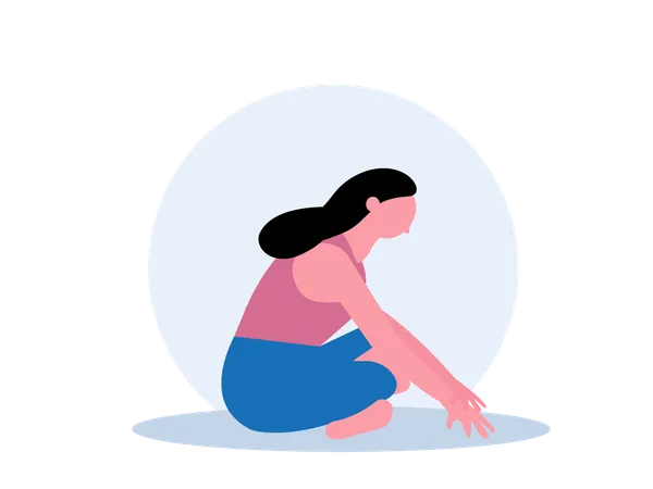 Yoga master  Illustration