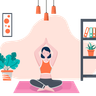 illustrations for yoga pose