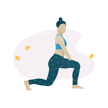 Yoga pose Illustration