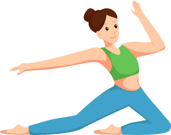 Yoga Pose  Illustration