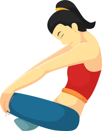 Yoga-Posen  Illustration