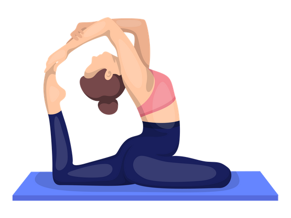 Yoga-Tag  Illustration