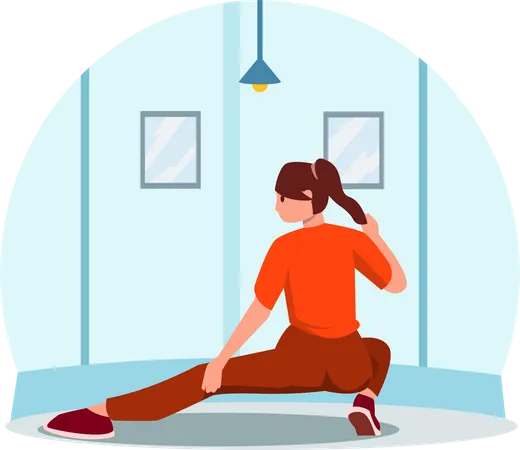 Yoga Teacher  Illustration