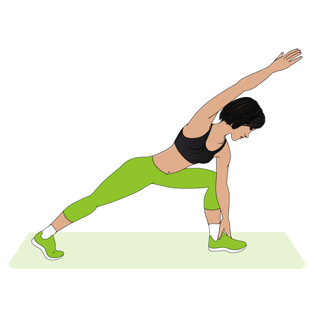 Yoga trainer  Illustration