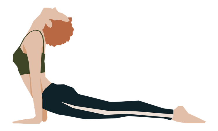 Yoga trainer  Illustration