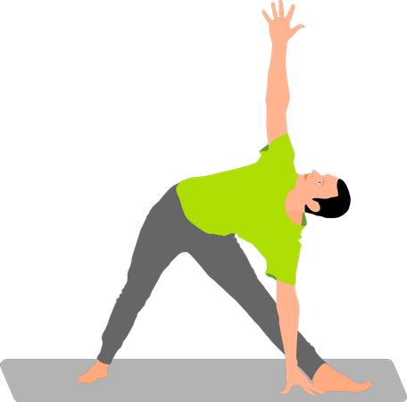 Yoga Trainer  Illustration