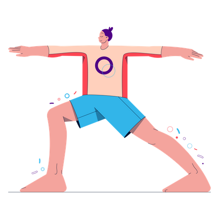 Yoga-Typ  Illustration