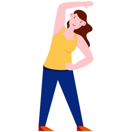 Yogalehrer  Illustration