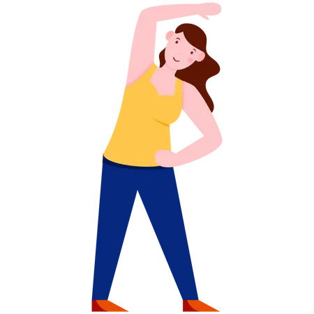 Yogalehrer  Illustration
