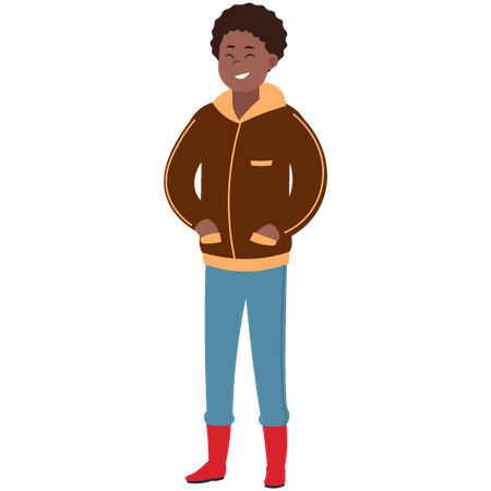 Young boy  Illustration