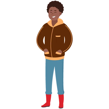 Young boy  Illustration