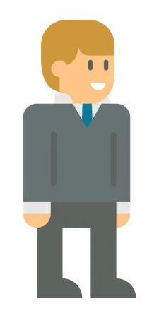 Young business person  Illustration