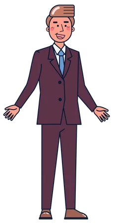 Young businessman  イラスト
