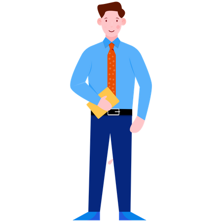 Young Businessman  Illustration