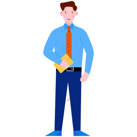 Young Businessman  Illustration