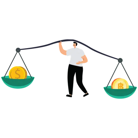 Young Businessman Investor  Illustration