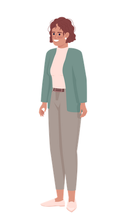 Young businesswoman  Illustration