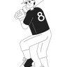 illustration for batting