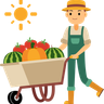 young farmer illustration