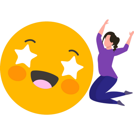 Young girl dancing  Illustration