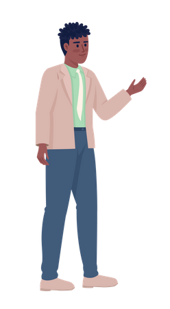 Young office worker  Illustration