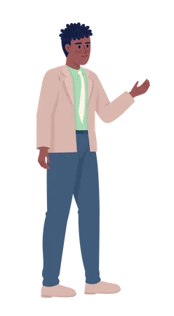 Young office worker  Illustration