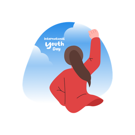 Youth Day Spirit Illustration