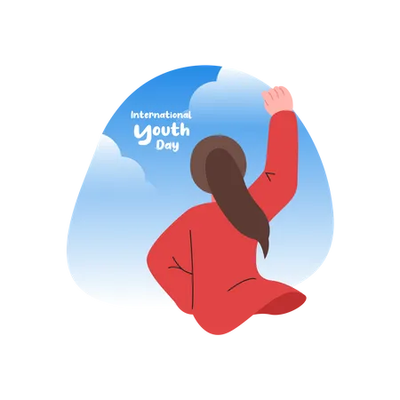 Youth Day Spirit Illustration
