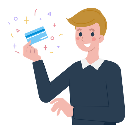 Zahlung beim Einkaufen  Illustration